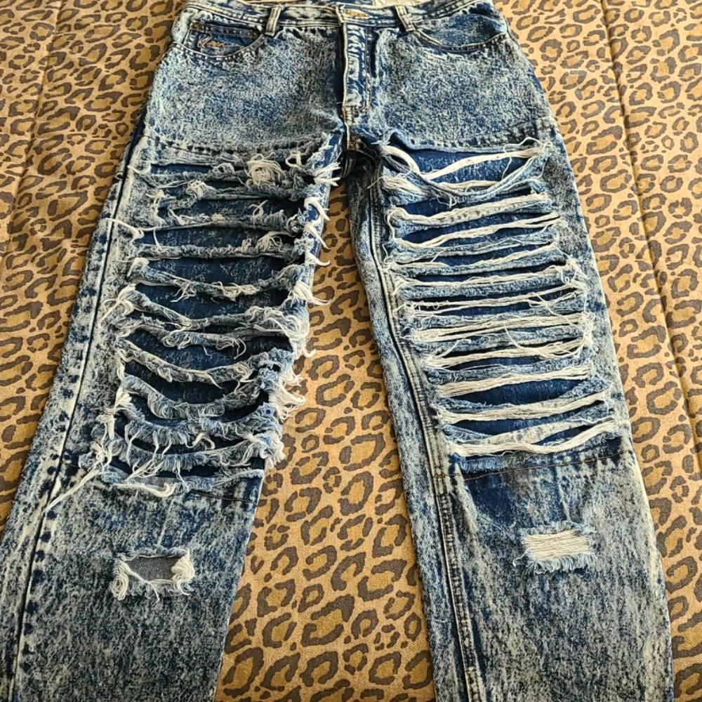 Umen Vintage Shredded Men's Jeans